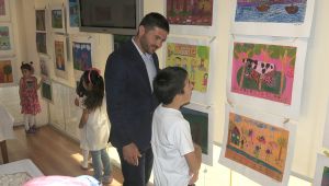 FOÇA'DA SAKLIBAHÇE SANAT EVİ SERGİSİ