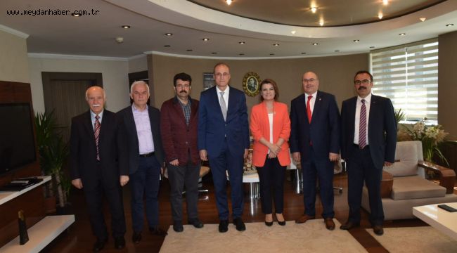 HÜRRİYET'E HAYIRLI OLSUN ZİYARETLERİ BELEDİYECİLİK SOSYAL DEMOKRATLARIN İŞİ