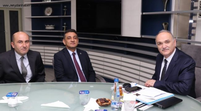 İLLER BANKASI'NDAN BAŞKAN ÖZLÜ'YE HAYIRLI OLSUN ZİYARETİ