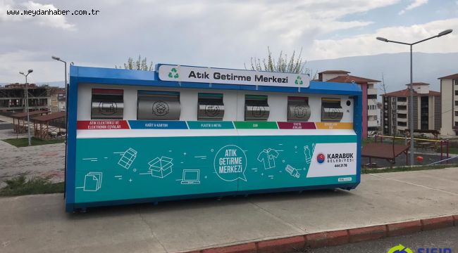 Karabük Belediyesi "Atık Getirme Merkezleri" Kurdu
