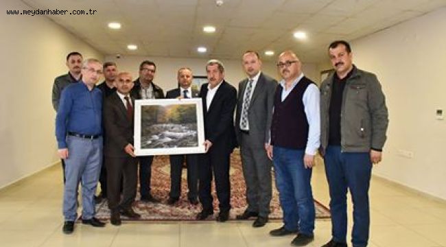 Karabük Yeniceliler Derneğinden Başkan Vergili'ye Hayırlı Olsun Ziyareti