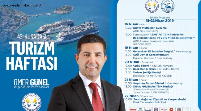  Kuşadası'nda Turizm Haftası karnaval havasında kutlanacak.