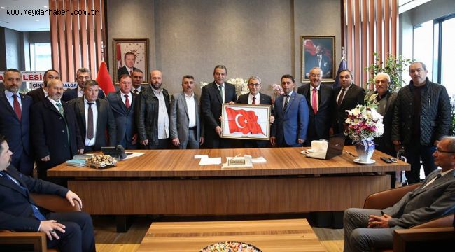  KÜTAHYA ESNAF VE SANATKARLARI ODASI'NDAN BAŞKAN IŞIK'A ZİYARET