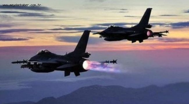  Kuzey Irak'ta PKK hedefleri vuruldu