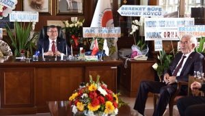 MHP'den Ak Partili başkan Veli Gök'e ziyaret