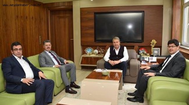 MİLLETVEKİLİ ÖZKAN'DAN BAŞKAN ÇERÇİ'YE HAYIRLI OLSUN ZİYARETİ 