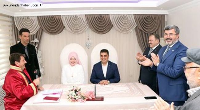 Milletvekilleri Eroğlu ve Özkaya Nikah Şahidi Oldu