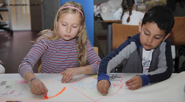 Minik mimarlar iş başında