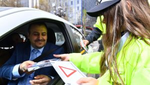 MİNİK TRAFİK POLİSLERİ İŞ BAŞINDA…