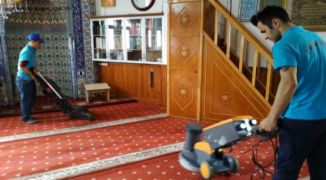 Ramazan ayı öncesi Büyükçekmece'nin tüm camileri temizleniyor