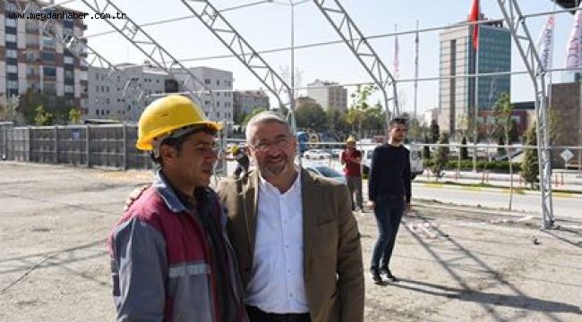 Ramazan Çadırı kurulumu başladı