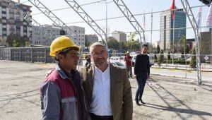 Ramazan Çadırı kurulumu başladı