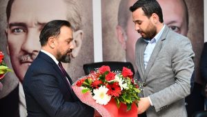 Sarıçam Belediye Başkanı Uludağ'dan Ak Parti İlçe Başkanı Ceylan'a Teşekkür ziyareti