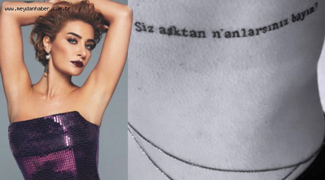 Sıla'dan dövme açıklaması geldi!