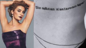 Sıla'dan dövme açıklaması geldi!