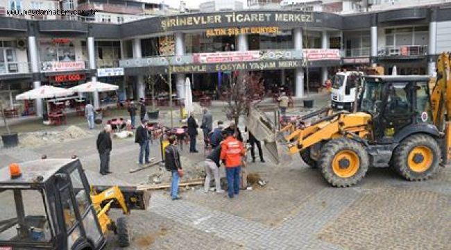 Şirinevler Ticaret Merkezi Ağaçlandırılıyor