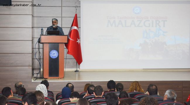 "Türk Tarihinin Büyük Düğümü Malazgirt" konferansı