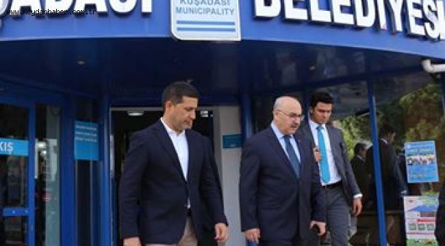 VALİ KÖŞGER'DEN BAŞKAN ÖMER GÜNEL'E ZİYARET