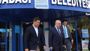 VALİ KÖŞGER'DEN BAŞKAN ÖMER GÜNEL'E ZİYARET