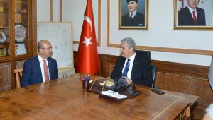 Yeni Belediye Başkanından Valimize Ziyaret