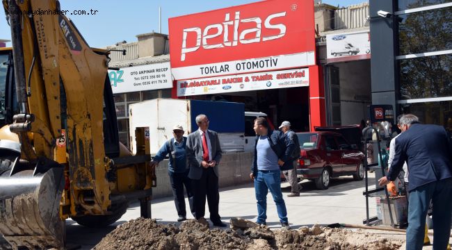 Yeni Sanayi Sitesinde Kanalizasyon Hattı Çalışması Yapıldı