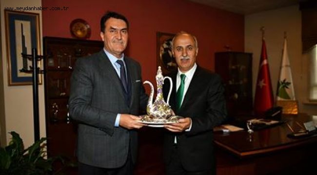 Yenişehir Belediye Başkanı Aydın'dan Dündar'a Ziyaret