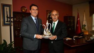 Yenişehir Belediye Başkanı Aydın'dan Dündar'a Ziyaret
