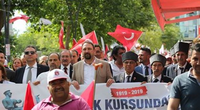 100. YIL KUTLAMALARI KORTEJLE BAŞLADI