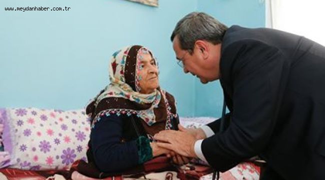 96 yaşındaki 'Türkiye' Anne'ye anlamlı ziyaret