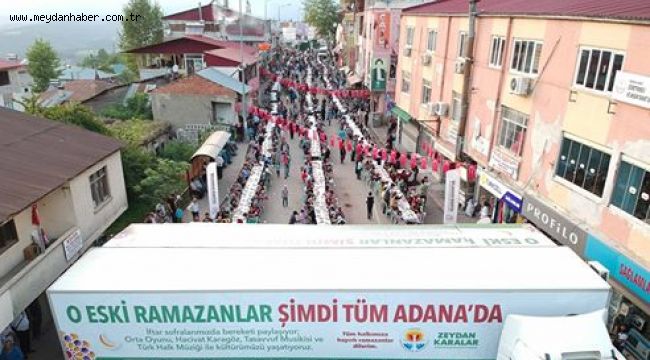 Aladağ'da 3 bin kişilik iftar programı