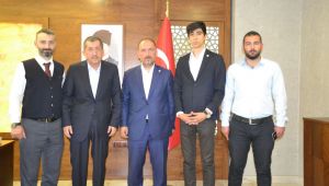  Anadolu Gençlik Derneği Karabük Şubesinden Başkan Vergili´ye Hayırlı Olsun Ziyareti