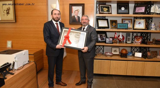 Aşgın'dan Rektör Alkan'a ziyaret