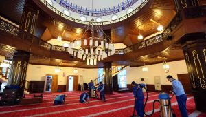 Bağcılar'da ibadethaneler Ramazan ayı öncesi temizlendi