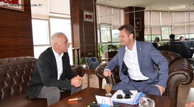 BAŞKAN AKSOY'A DİSK ZİYARETİ