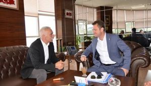 BAŞKAN AKSOY'A DİSK ZİYARETİ