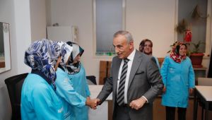 BAŞKAN ÇEBİ'DEN PERSONELE 1 MAYIS ZİYARETİ