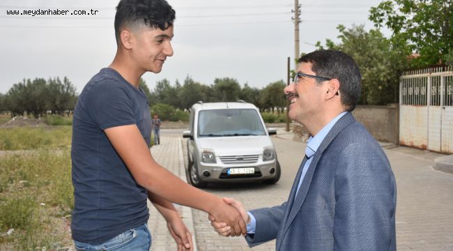 BAŞKAN ÇELİK, ŞIK AİLESİNİ EVİNDE ZİYARET ETTİ