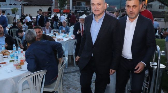 BAŞKAN ÇİLİMLİ'DE İFTARA KATILDI