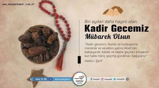 BAŞKAN SAVAŞ'IN KADİR GECESİ MESAJI