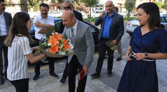 BAŞKAN TUNÇ SOYER'DEN SELÇUK MESAİSİ
