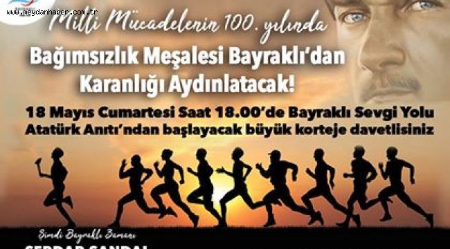 BAYRAKLI BELEDİYESİ'NDEN 19 MAYIS ETKİNLİĞİ