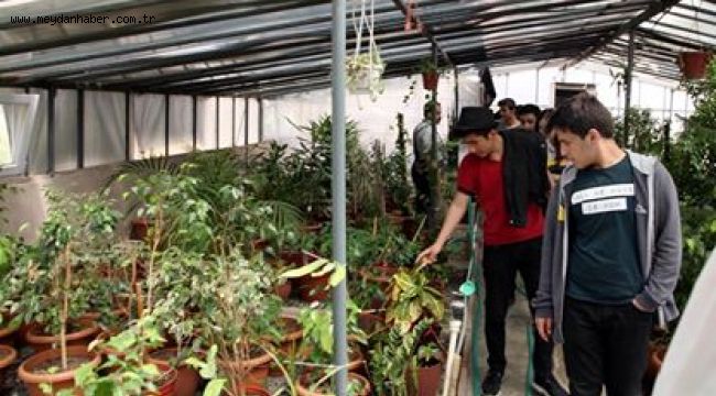 DOĞA DOSTU ÖĞRENCİLER, KARTAL BELEDİYESİ SERASINI ZİYARET ETTİ  