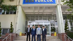 Dündar'dan Rektör Kılavuz'a Hayırlı Olsun Ziyareti