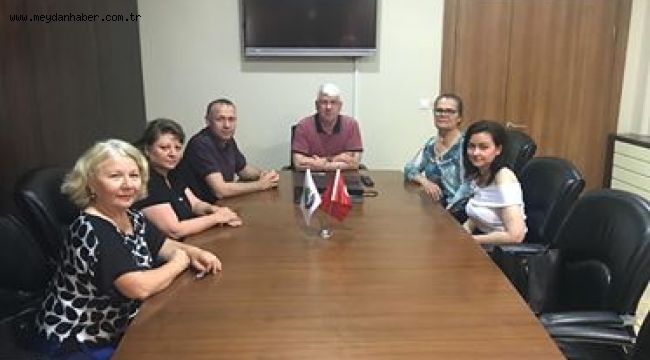 Ergene Gerlovolular Derneği Başkan Yüksel'i Ziyaret Etti