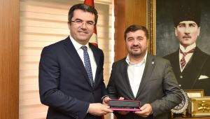 ERZURUM VALİSİ'NDEN BAŞKAN ŞENLİKOĞLU'NA ZİYARET