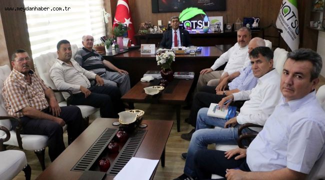 GENEL MÜDÜR ÇAPARALİ'YE MUHTAR ZİYARETLERİ SÜRÜYOR