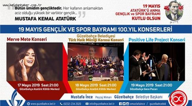 Güzelbahçe Belediyesi'nden 100. Yıl Konserleri