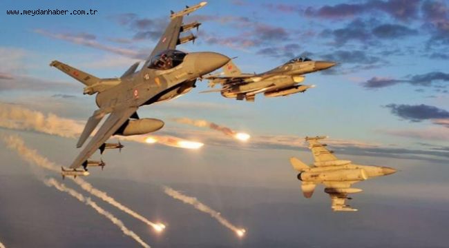 Irak'ın kuzeyindeki terör hedefleri vuruldu