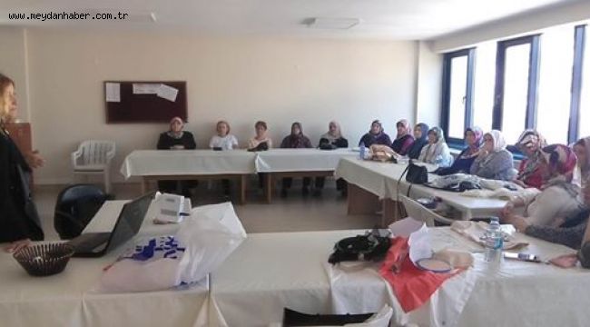 İZMEK KURSİYERLERİNE TASARRUFLU SU TÜKETİMİ ANLATILDI