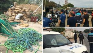 İZMİR'DE YASA DIŞI DENİZ PATLICANI AVCILIĞINA BÜYÜK DARBE